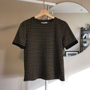 Zara | Plaid Tee